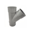 Te PVC Sanitario 90 mm 45º Macho - Hembra