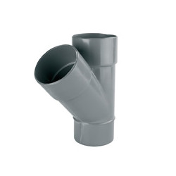 Te PVC Sanitario 200 mm 45º Macho - Hembra