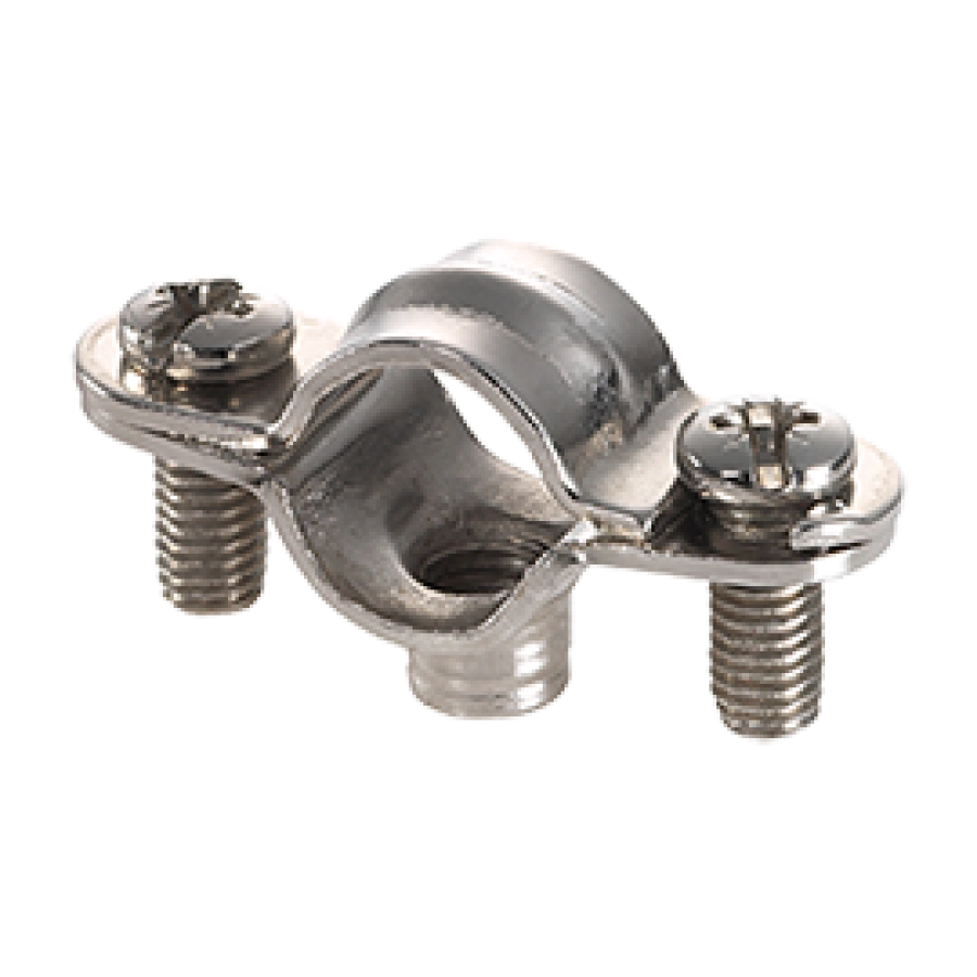 Abrazadera 10 mm Cromada M6