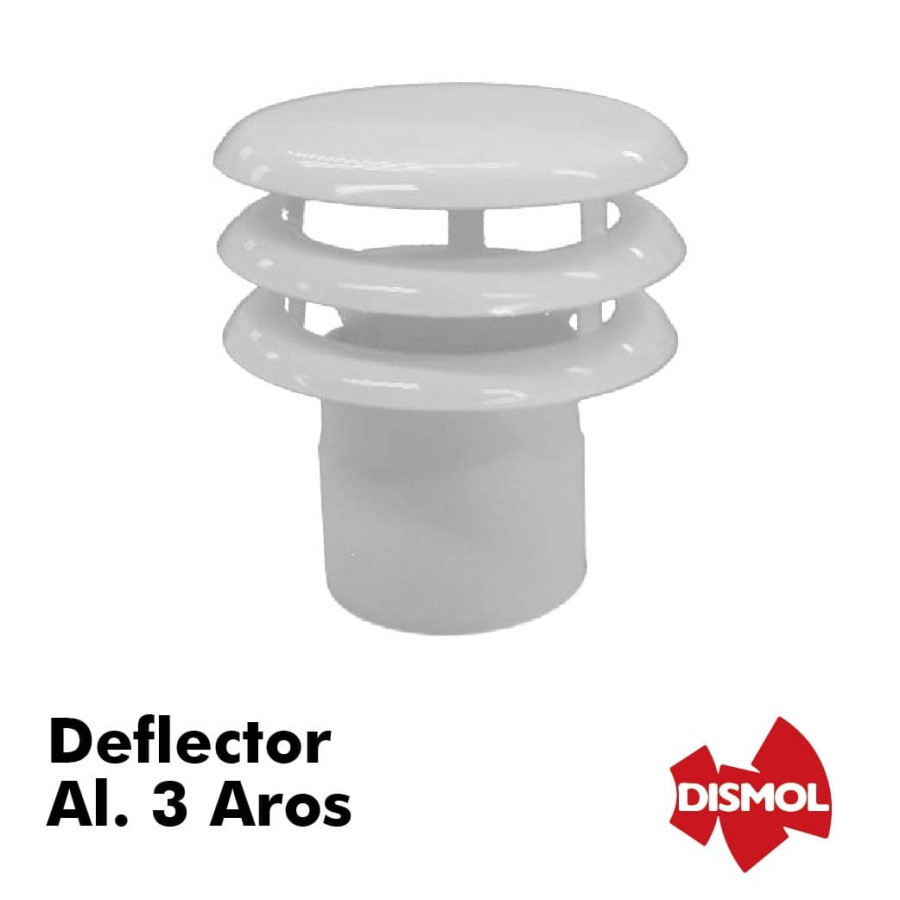 DISMOL Deflector de Aluminio 100 mm 3 Aros
