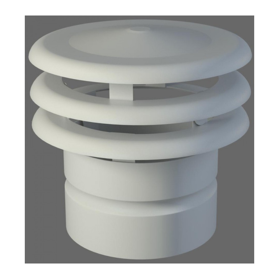 Deflector Blanco 120 mm Económico 3 Aros