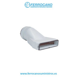 GONAL Manguito Mixto (SISTEMA 100) Salida de Humos