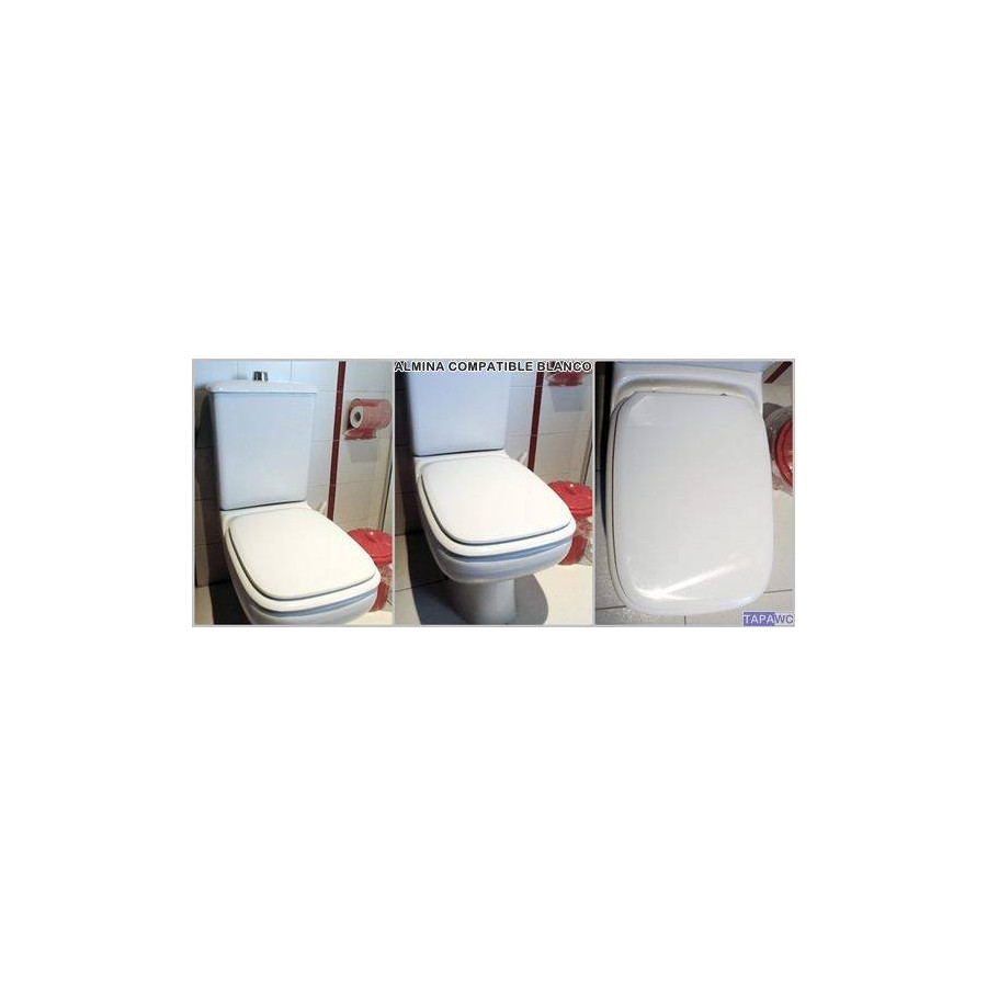 Asiento Inodoro Almina Blanco