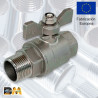 Válvula Bola Macho - Hembra 3/4 Palomilla
