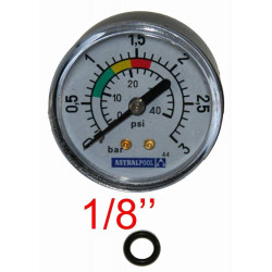 ASTRALPOOL Manómetro Filtro 1/8 3 kg Rosca Trasera
