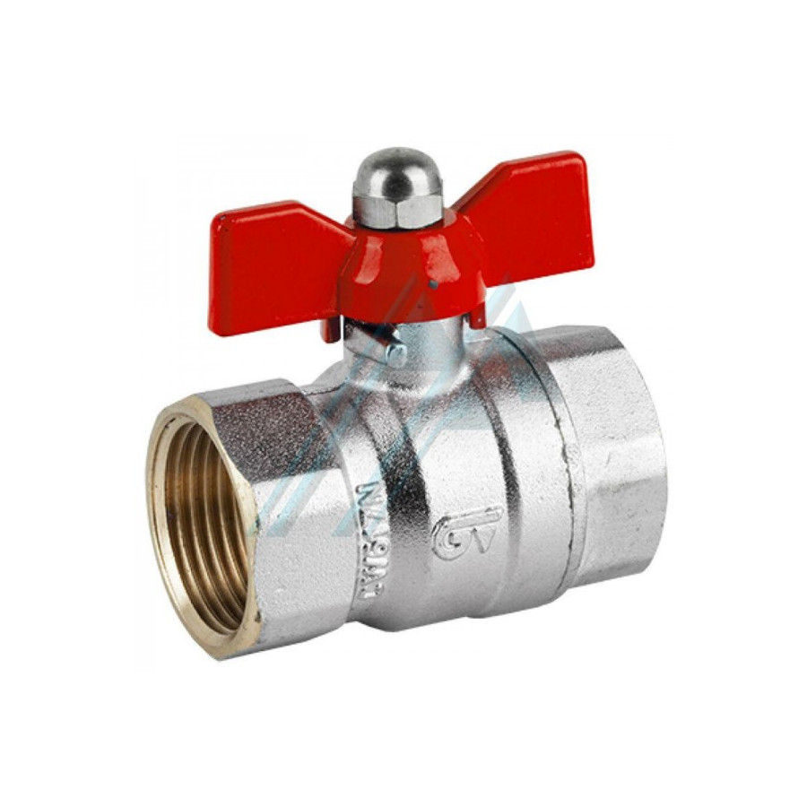 Válvula Bola Hembra - Hembra 3/4 Palomilla