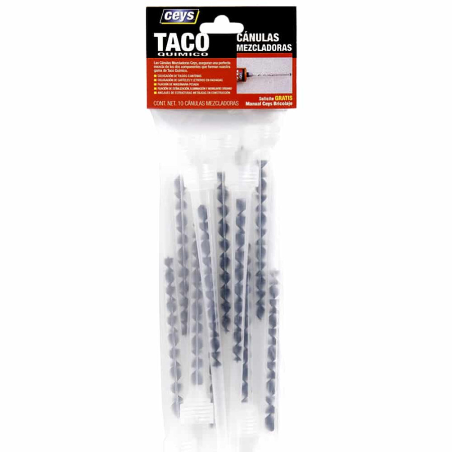 Cánula Mezcladora Taco Químico