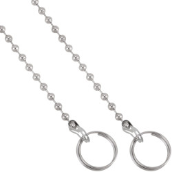 Cadenilla con Anillas 25 cm Blanca