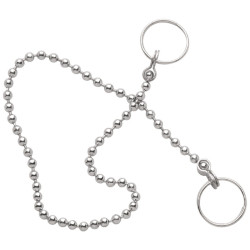 Cadenilla con Anillas 40 cm Cromado