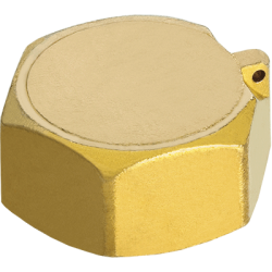 Tapa Latón con Precinto 1/2