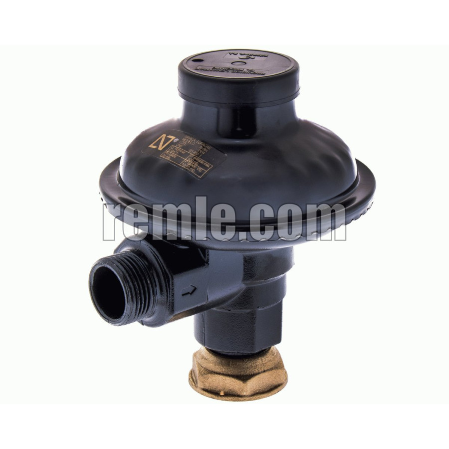 Regulador Gas Natural 3/4 x 7/8 Rosca Macho Escuadra