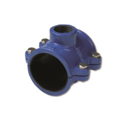 Collarín Fundición PVC 63 mm x 1 Azul