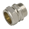 Entronque de Compresión de Cobre 22 mm x 3/4 Rosca Macho
