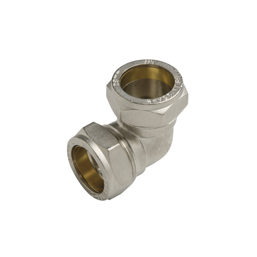 Codo de Compresión de Cobre 22 mm