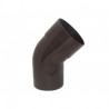 Codo Bajada 45º 80 mm Macho - Hembra Marrón