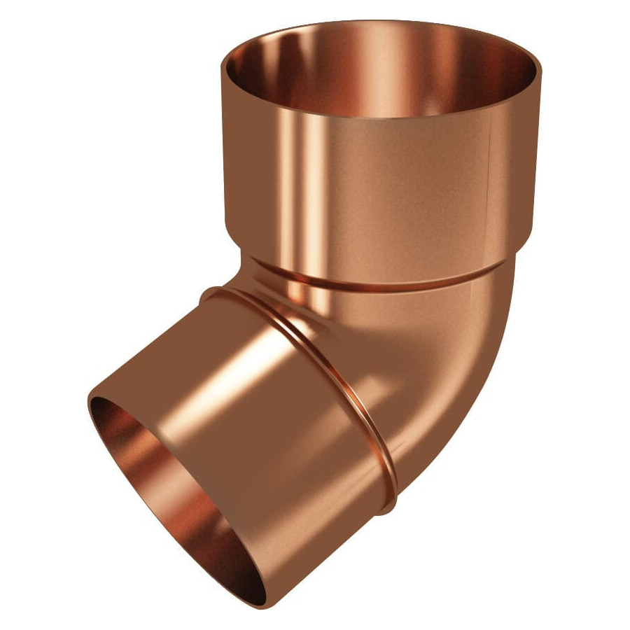 Codo Bajada 45º 80 mm Macho - Hembra Cobre