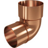 Codo Bajada 87º 80 mm Macho - Hembra Cobre