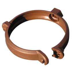 Abrazadera Bajada 80 mm Cobre