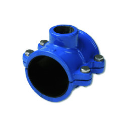 Collarín Fundición PVC 110 mm x 2 Azul