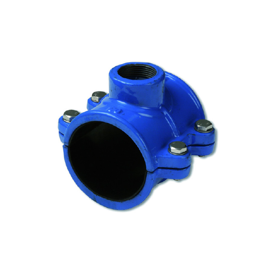 Collarín Fundición PVC 110 mm x 2 Azul