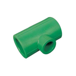 Te Reducida de Polipropileno 40 a 25 a 40 mm