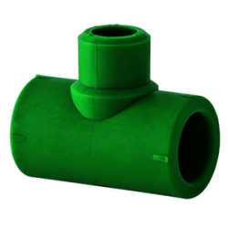 Te Reducida de Polipropileno 50 a 40 a 50 mm