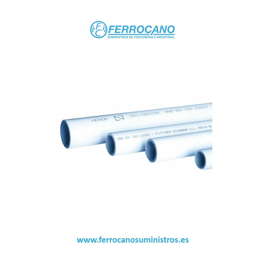 Barra Tubo Multicapa 25 x 2,5 mm 3 m (Metro)