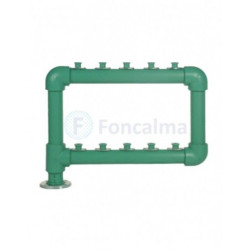 Batería de Polipropileno 6 Contadores en 2 Filas