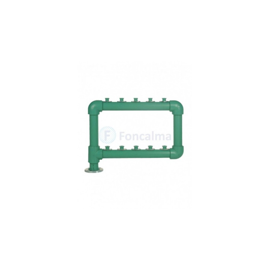 Batería de Polipropileno 6 Contadores en 2 Filas