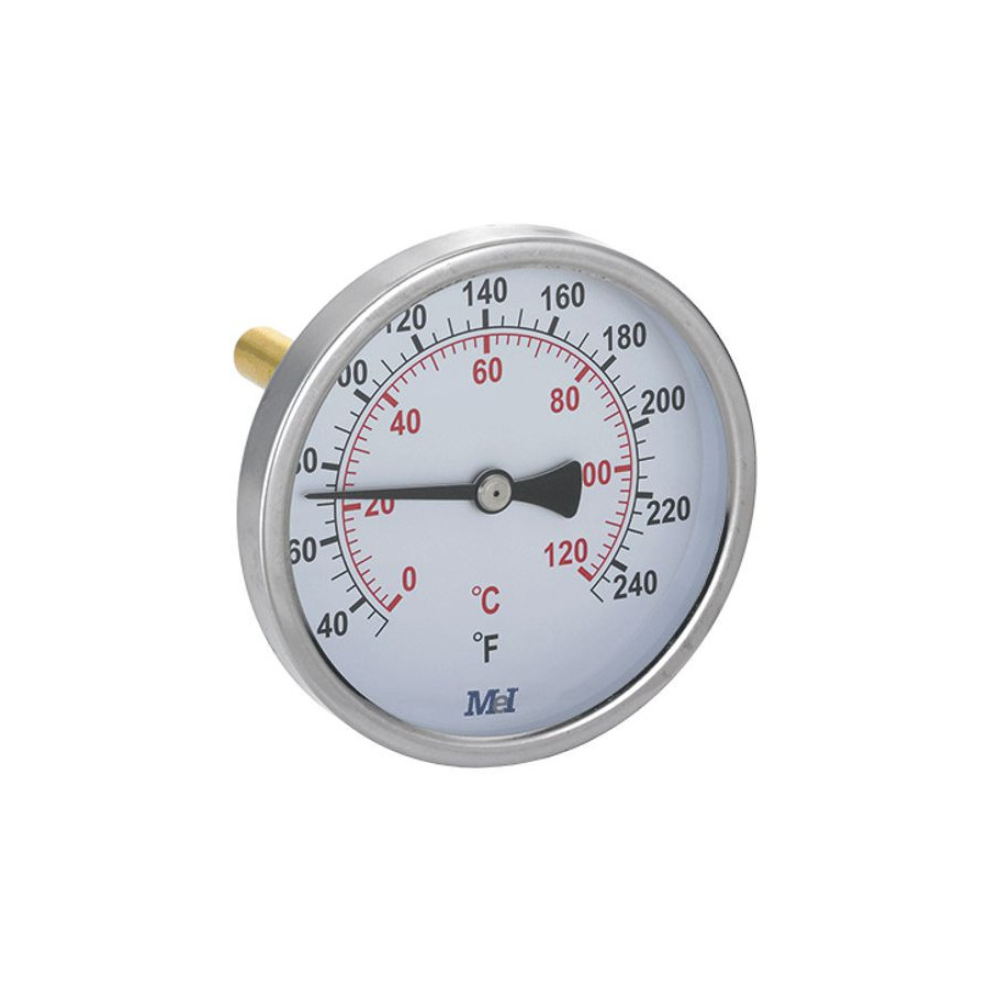 Termómetro Toma Trasera 80d 1/2 50 mm 0 a 120 ºC