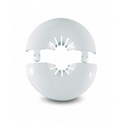 Plafón de PVC Blanco (2 Piezas)