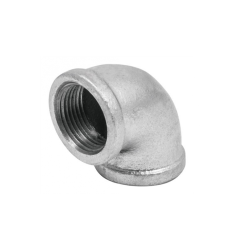 Codo 90º Hembra - Hembra 1 x 1/2 Galvanizado