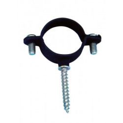 Abrazadera Gasmica 12 mm con Tirafondo