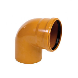 Codo PVC 125 mm 87º Teja