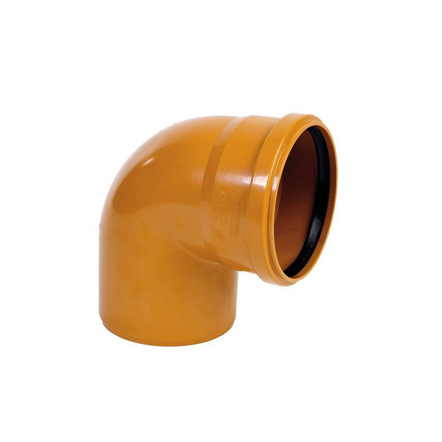 Codo PVC 125 mm 87º Teja