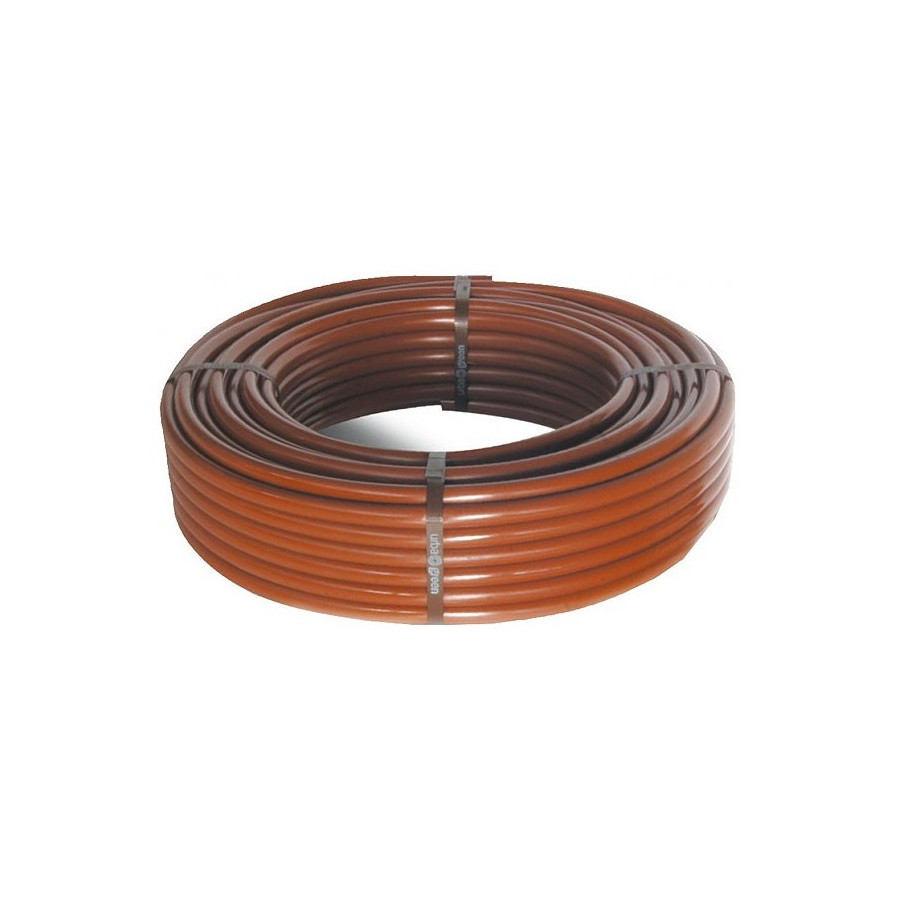 Tubo Goteo Marrón Integrado Autocompensante 16 a 33 cm (Rollo 100 m)