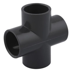 Cruz de PVC Presión 40 mm