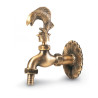 Grifo Latón Figura Pez