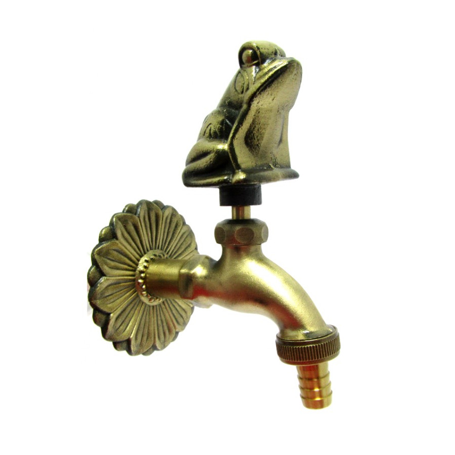 Grifo Latón Figura Rana