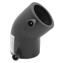 Codo Electrosoldable 200 mm 45º PE100 Alta Densidad