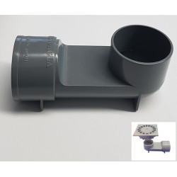 Codo Sumidero 15 cm Baja Cota 50 mm