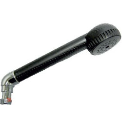 Mango de Ducha Modelo Golf con Codo Negro