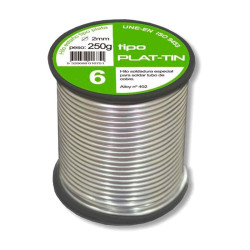 Estaño Rollo 250 g Homologado 6