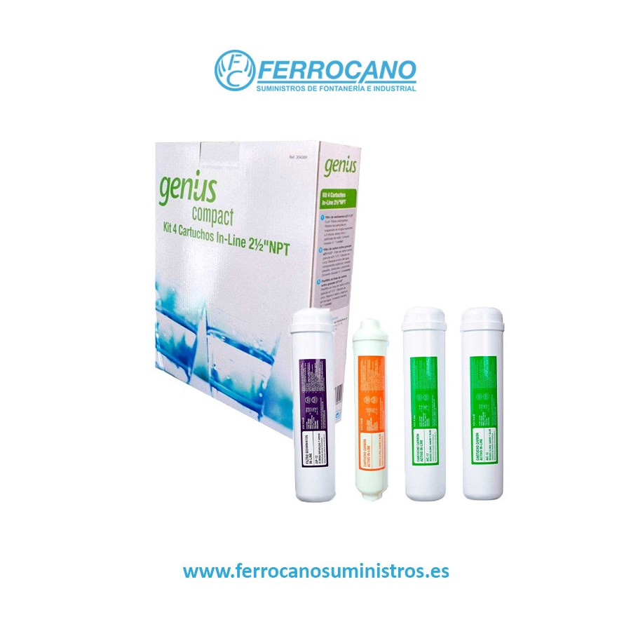 Kit 4 Filtros Osmosis Compact