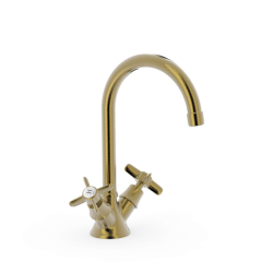 TRES Bimando Lavabo Retroclasic Latón Viejo