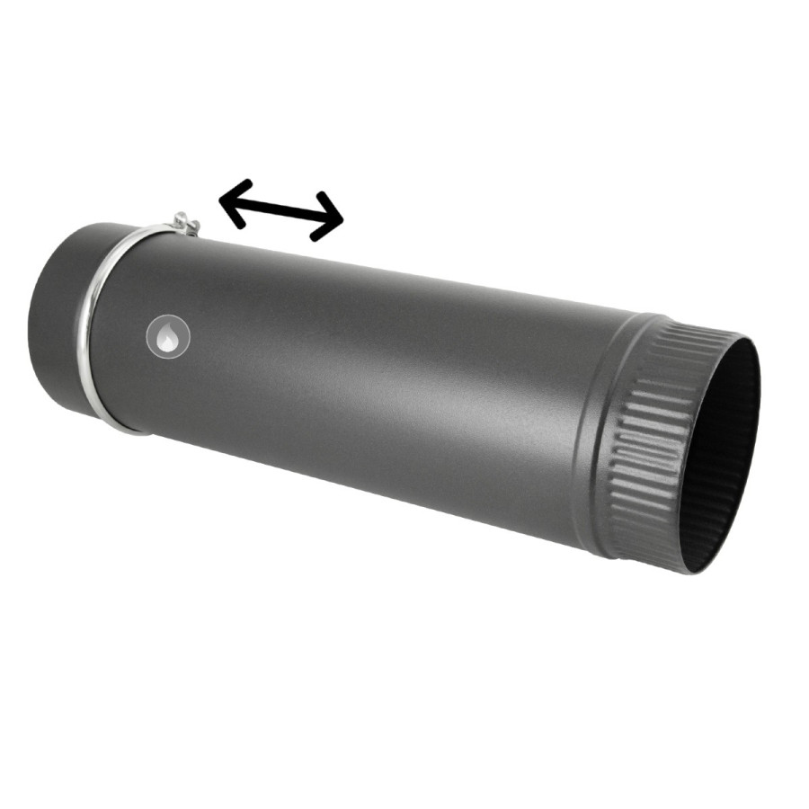 Tubo Acero Negro Vitrificado 800 x 500 mm