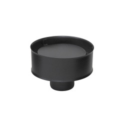 Deflector Acero Negro Vitrificado 80 mm