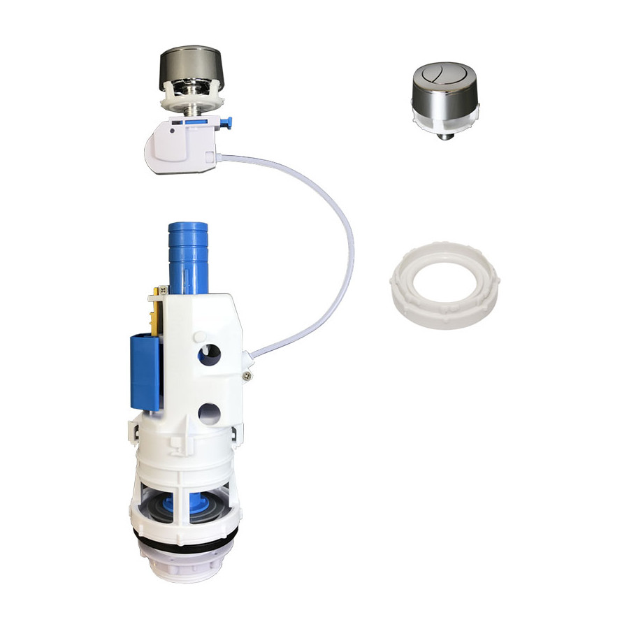 Campana Cisterna Baja Pulsador Doble Multibotón Cabecero Tecno