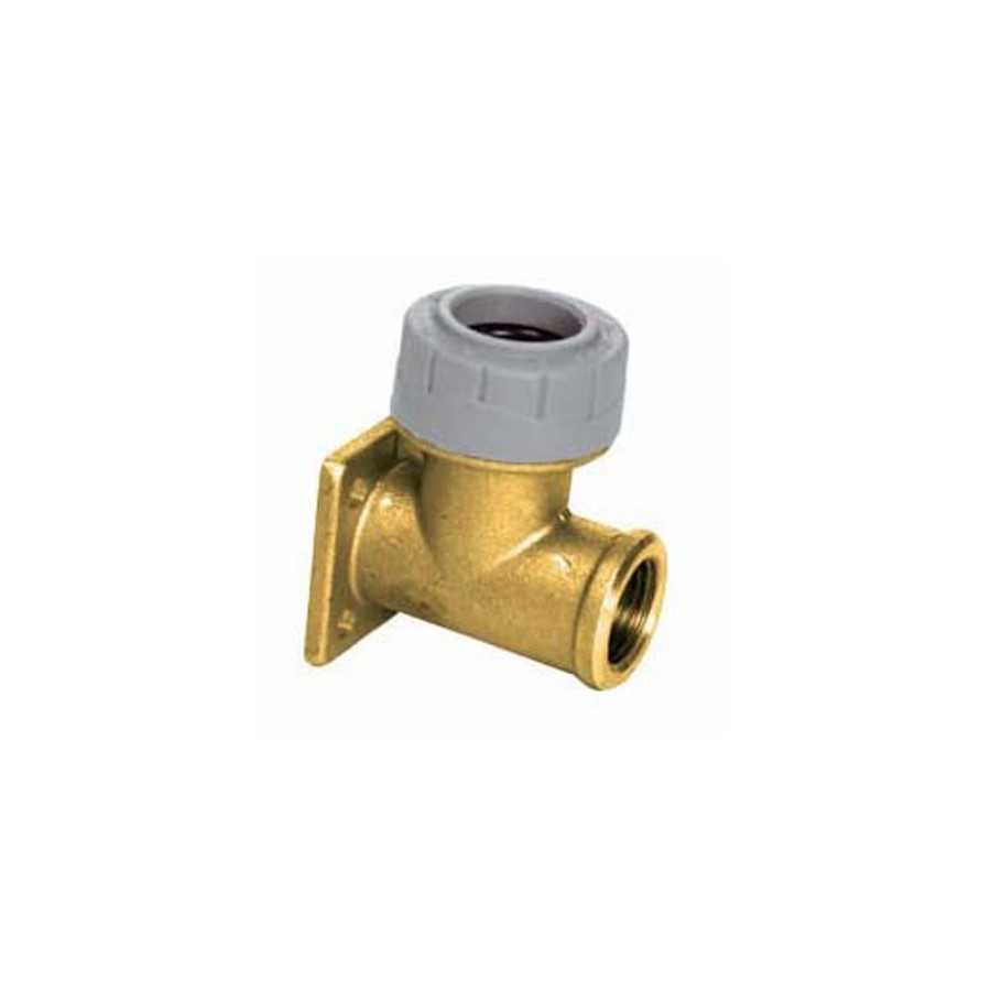 Codo Placa de Polibutileno 15 mm x 1/2