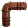 Codo Goteo 16 mm Marrón
